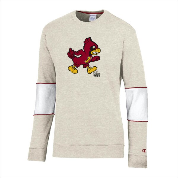 Champion® Walking Cy Iowa State Oatmeal Crewneck